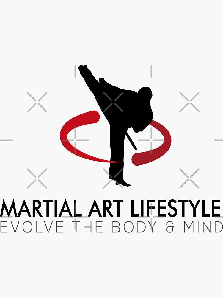 "Martial Art Lifestyle Brand Logo" Sticker for Sale by QuantumDesigns
