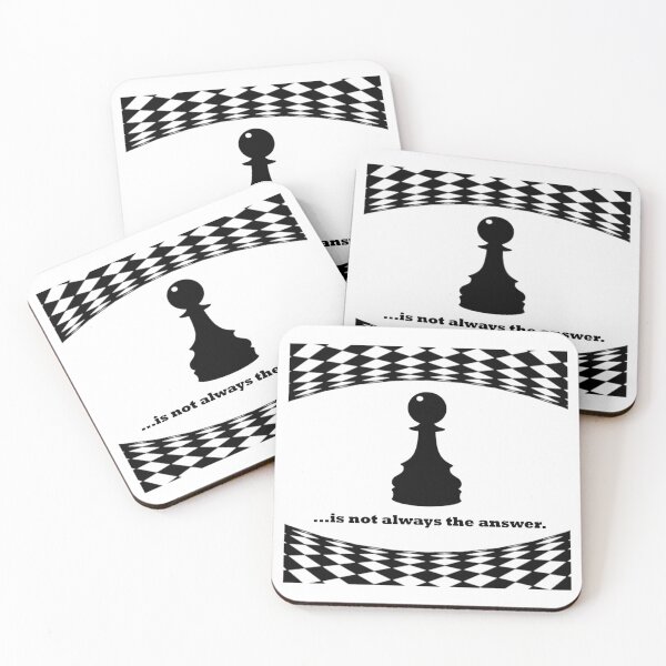 Item preview, Pawn is not always the answer, black font designed and sold by TyneDesigns.