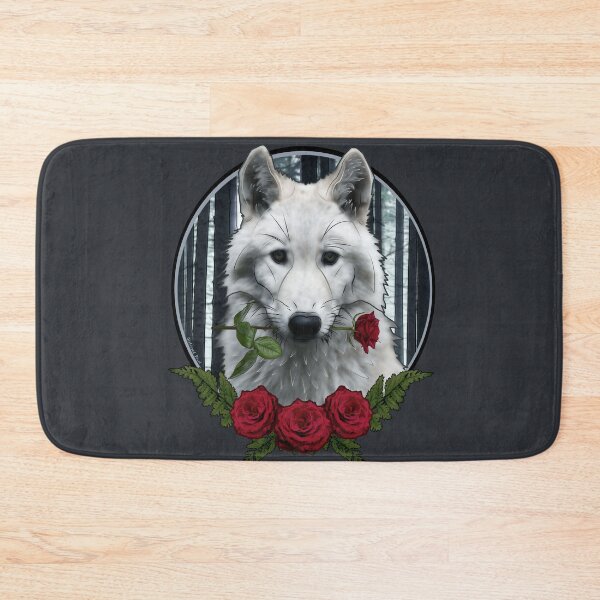 Item preview, Wolf with Rose - Graphic Style designed and sold by Destroyed-Pixel.