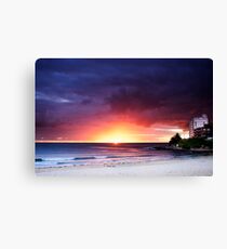 Cronulla Beach Sunrise1 Canvas Print
