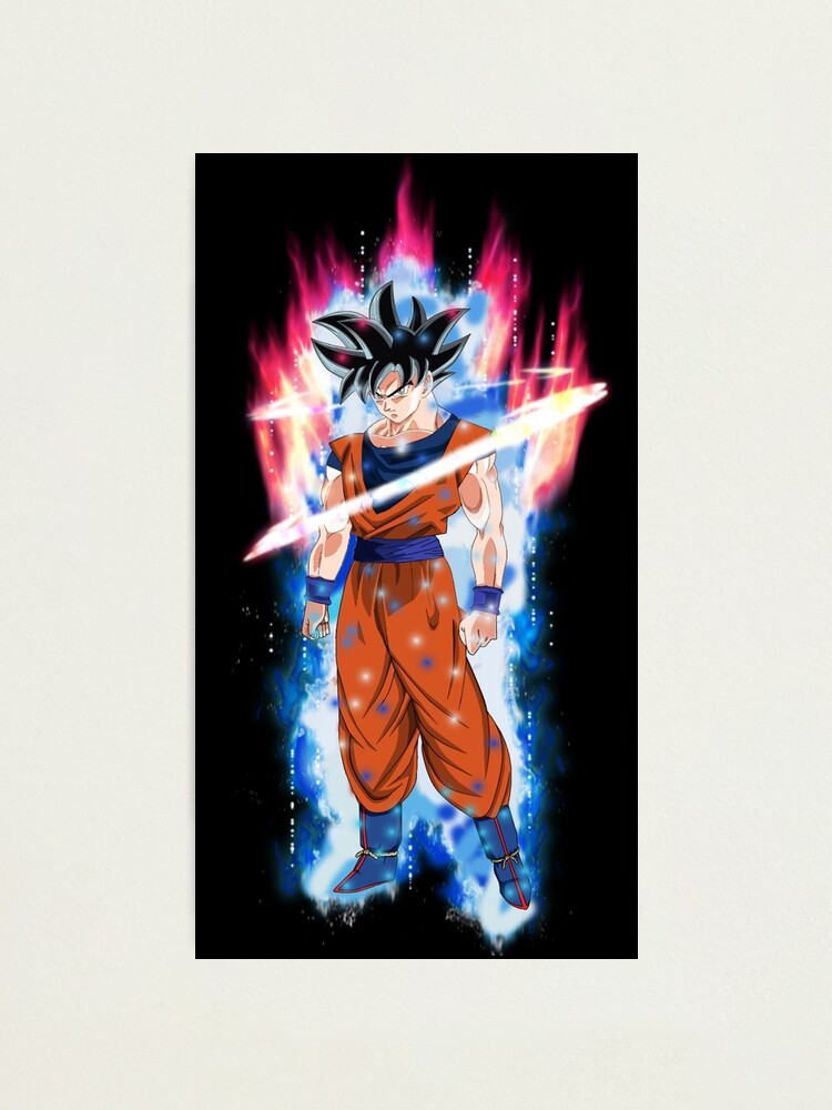 Lámina fotográfica «Diseño ultra instinto de Goku» de Nayeem967 | Redbubble
