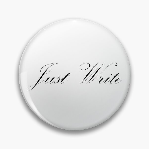 Item preview, JUST WRITE designed and sold by MMTYPE.