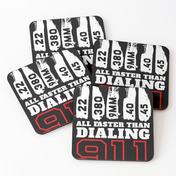 Item preview, Faster Than Dialing 911 - print For Pro-Gun Rights designed and sold by Lisbob.