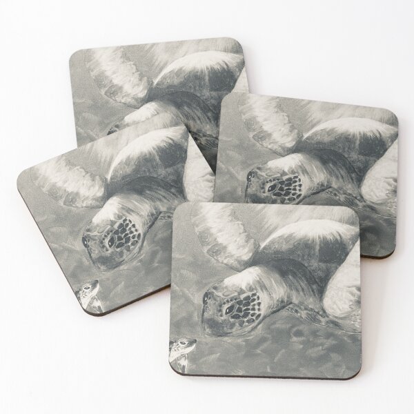 Item preview, Grey Sea Turtles designed and sold by Larson-Art.