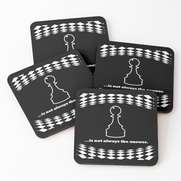 Item preview, Pawn is not always the answer, white font designed and sold by TyneDesigns.