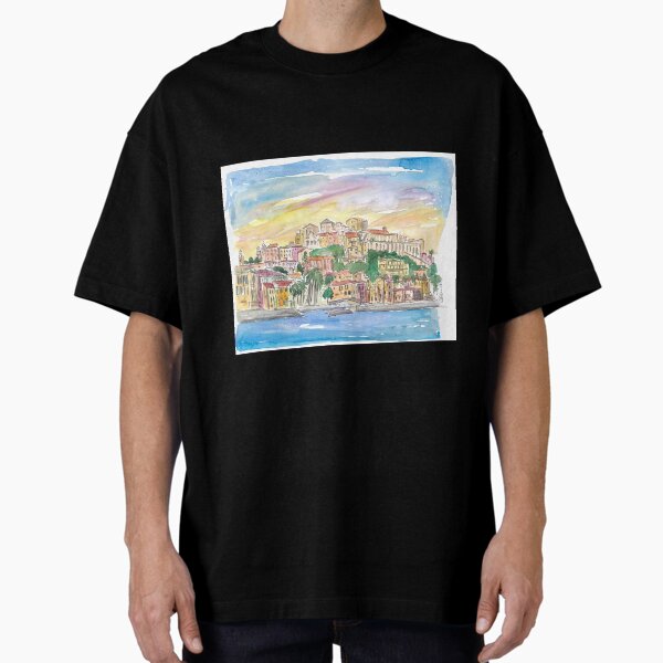 Item preview, Porto Maurizio Imperia Ligure Italy in Warm Sunlight designed and sold by artshop77.