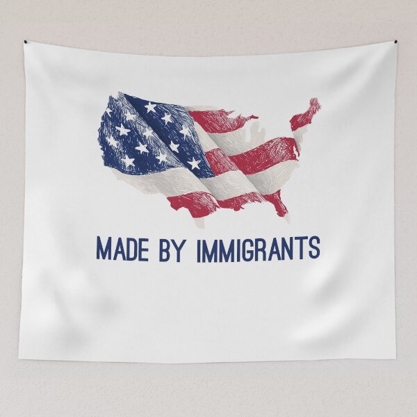 Item preview, Made By Immigrants shirt designed and sold by GOGdesigns.