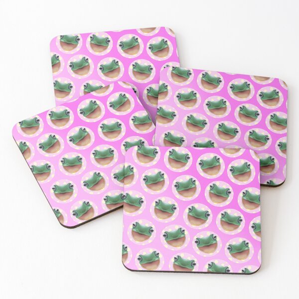Item preview, Pink Polka Dot Froggos designed and sold by ModestLobster.