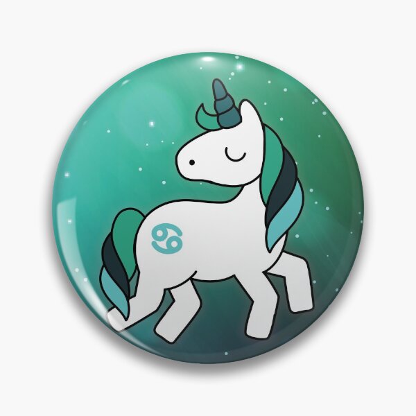 Item preview, Cancer Unicorn Zodiac designed and sold by dollmadeinjapan.