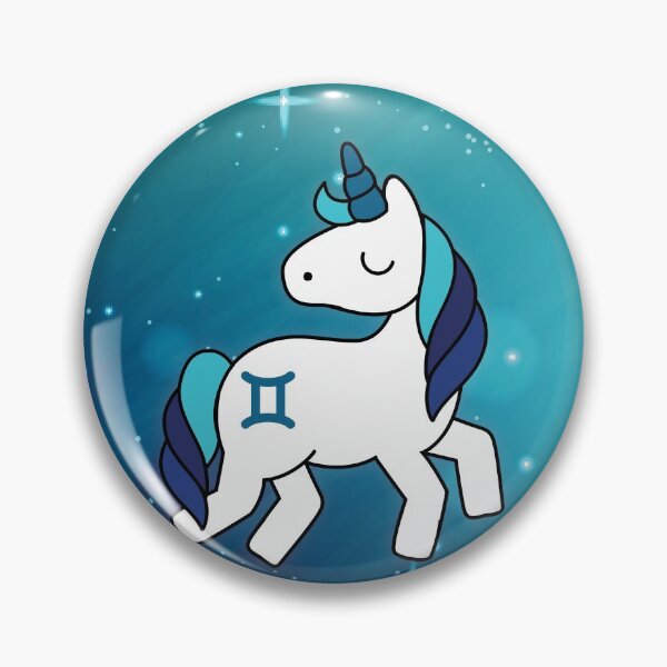 Item preview, Gemini Unicorn Zodiac designed and sold by dollmadeinjapan.