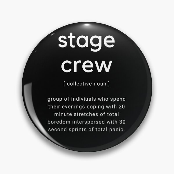 Item preview, Stage Crew Dictionary Definition designed and sold by edwah2004.