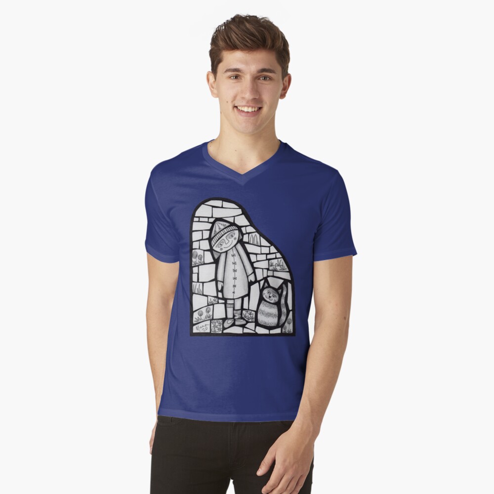 Item preview, V-Neck T-Shirt designed and sold by MunaZuberi.