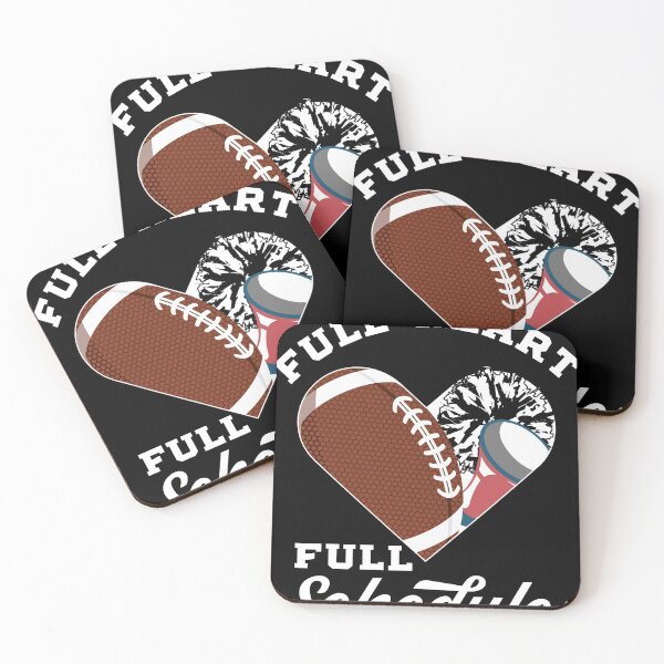 Item preview, Football Cheerleading Heart design, Sports Fan graphic designed and sold by Lisbob.