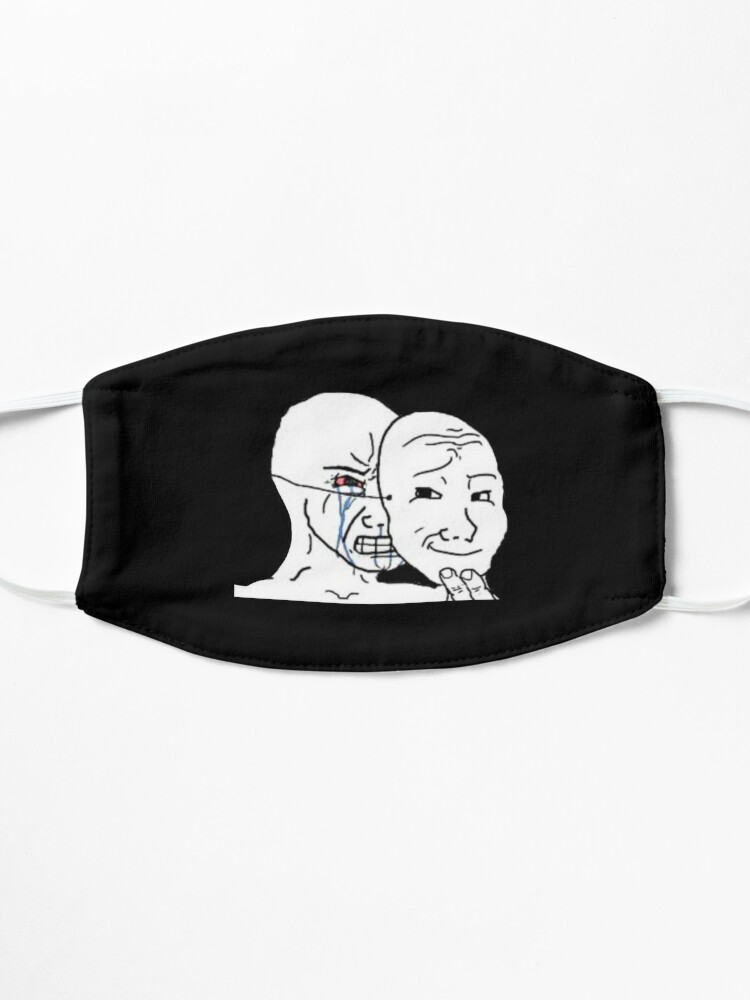 "Wojak angry with mask" Mask by factorees | Redbubble