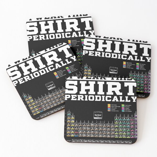 Item preview, Chemistry Elemental Elements Periodic Table Graphic Nerd Tee designed and sold by Lisbob.
