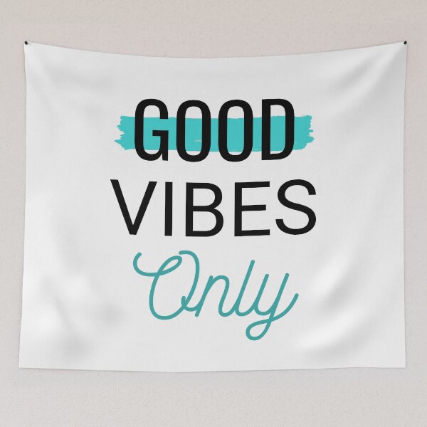 Item preview, Good vibes only blue trait designed and sold by Jenmag.