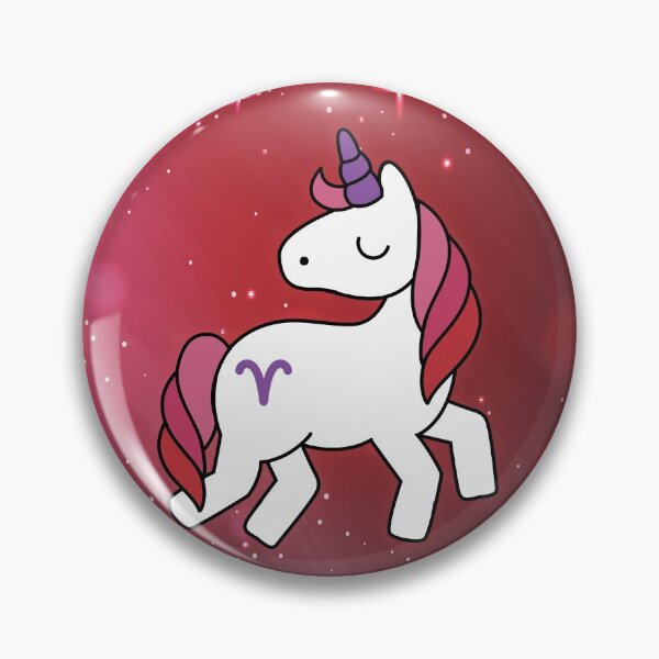Item preview, Aries Unicorn Zodiac designed and sold by dollmadeinjapan.