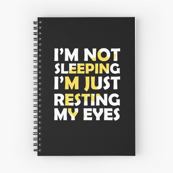 Item preview, I'm not sleeping im just resting my eyes designed and sold by lichakou.