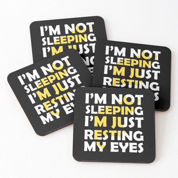 Item preview, I'm not sleeping im just resting my eyes designed and sold by lichakou.