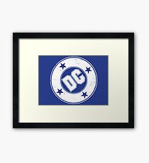 DC COMICS - VINTAGE WHITE Framed Print