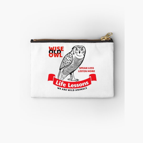 Item preview, Wildlife - Wise Old Owl - Speak Less Listen More designed and sold by wawanimals.