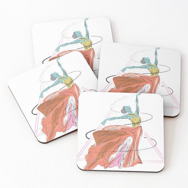 Item preview, young girl dancing illustration  designed and sold by Omtatsat.