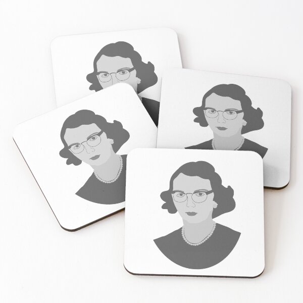 Item preview, Flannery O’Connor digital portrait designed and sold by WildeandCo.