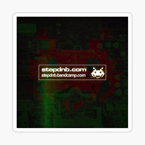 Step Drum and Bass Bandcamp 001 Sticker