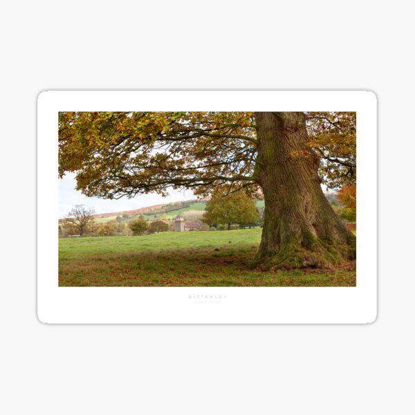 Bitterley, Shropshire Sticker