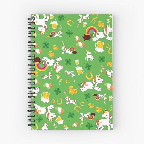 Item preview, St. Patrick's Day Unicorn Pattern designed and sold by dollmadeinjapan.