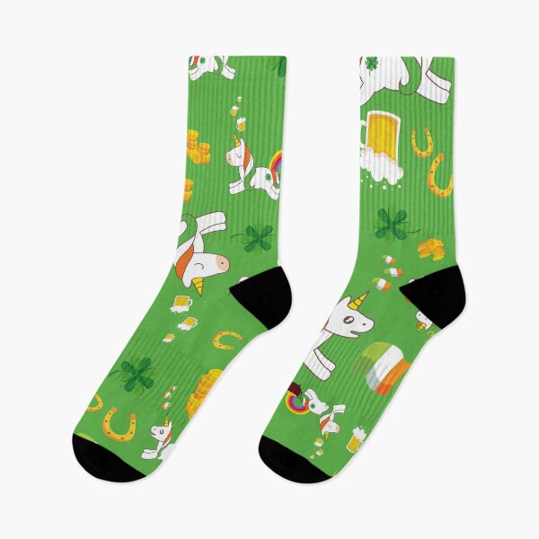 Item preview, St. Patrick's Day Unicorn Pattern designed and sold by dollmadeinjapan.