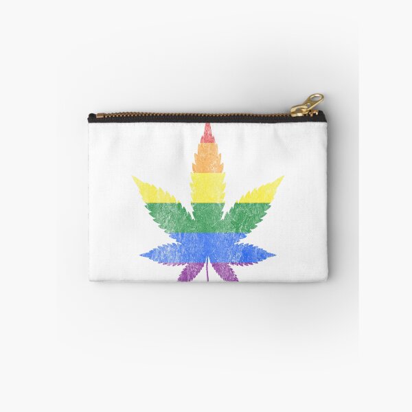 Item preview, Rainbow Distressed Weed Leaf designed and sold by masterbones.
