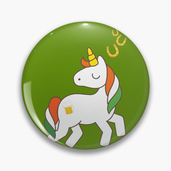 Item preview, St. Patrick's Day Unicorn 2 designed and sold by dollmadeinjapan.