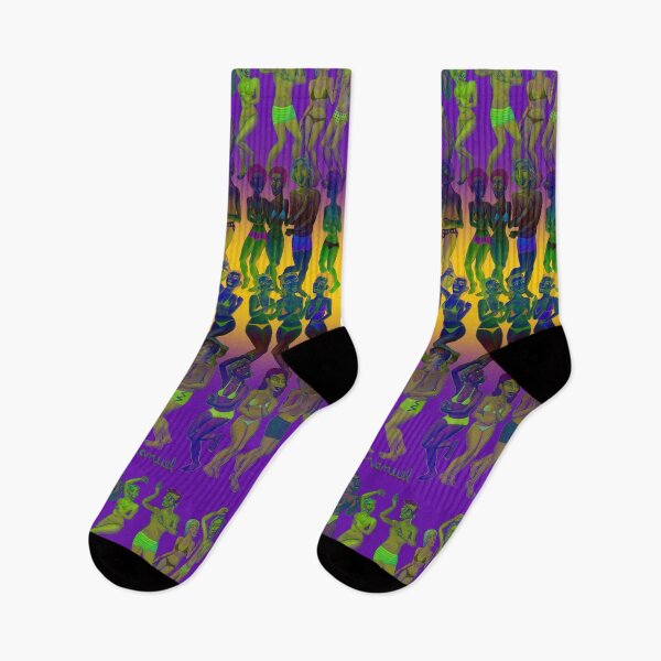 Item preview, Dancing on the beach multicolor 3 designed and sold by Diego Manuel Rodriguez.