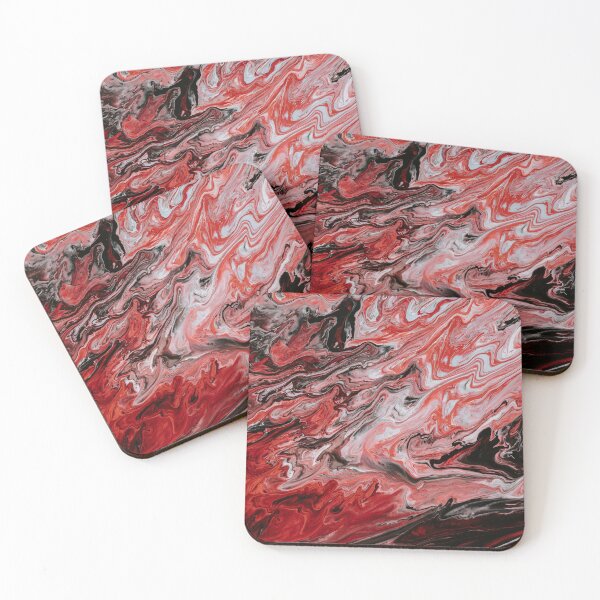 Item preview, Red Black Pink and White Paint designed and sold by Freid.