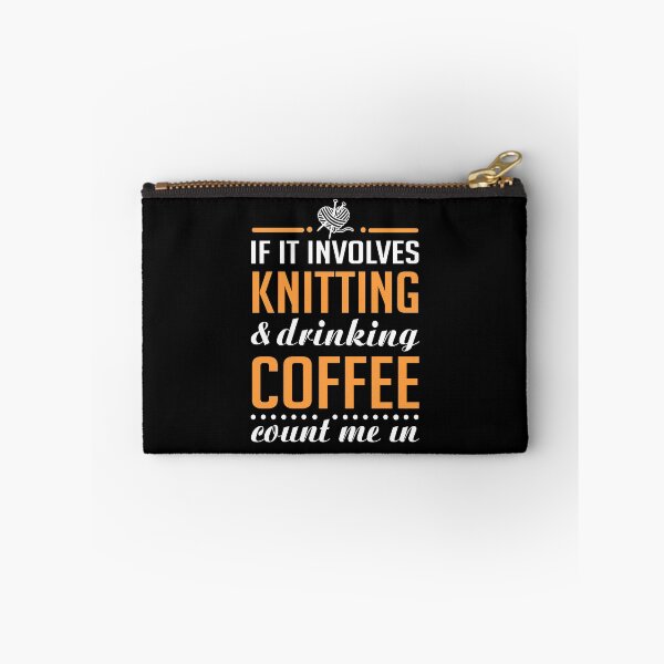 Item preview, Knitting and Drinking Coffee designed and sold by KsuAnn.
