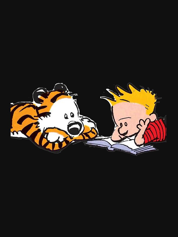 Calvin Und Hobbes Buch Lesen T-Shirt