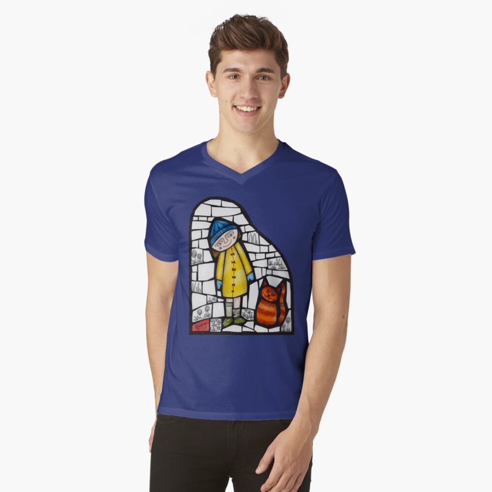 Item preview, V-Neck T-Shirt designed and sold by MunaZuberi.