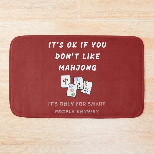 Item preview, Mahjong Chinese Only Smart People Tile Game Funny  designed and sold by h44k0n.