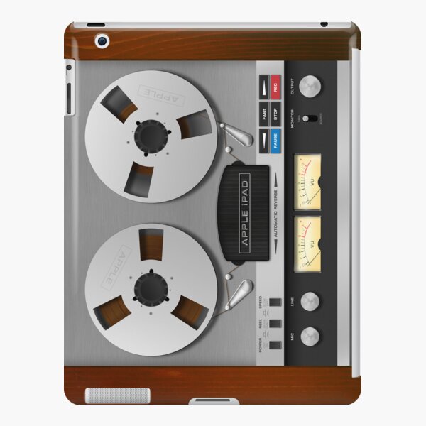 Vintage tape sound recorder reel to reel  iPad Case & Skin for