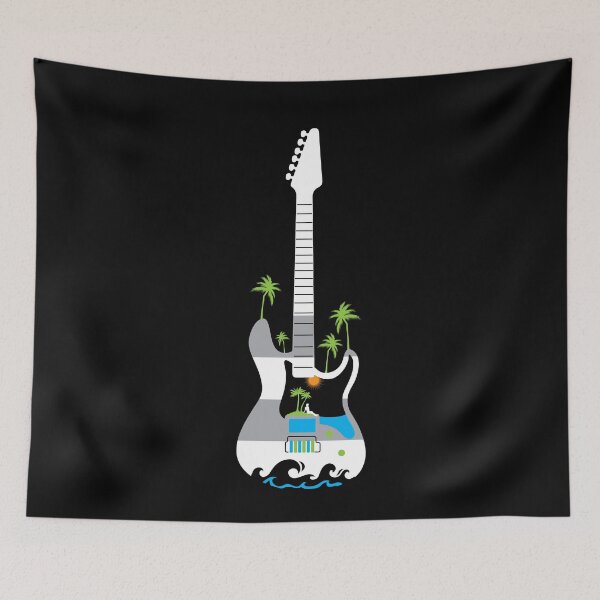 Item preview, Electric guitar Baltic Sea beach designed and sold by Myshelter.