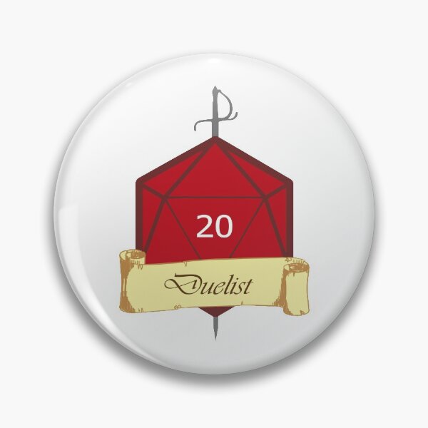 Item preview, Duelist logo (white background) designed and sold by Lyenne.