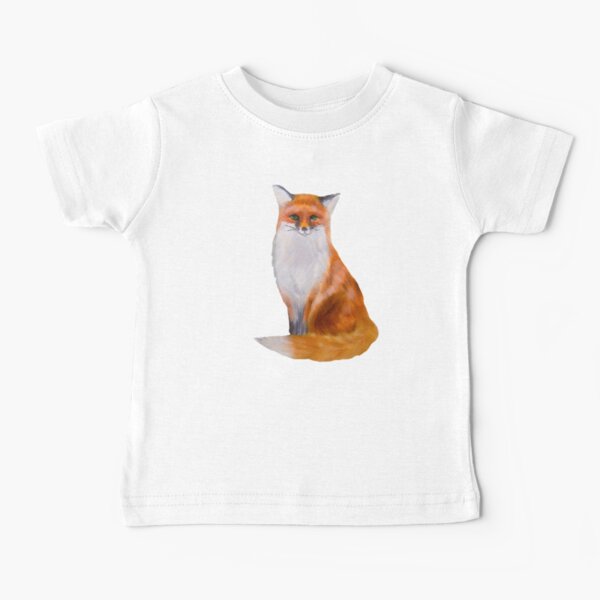 Fox Painting Tatra Cottage Baby T-Shirt