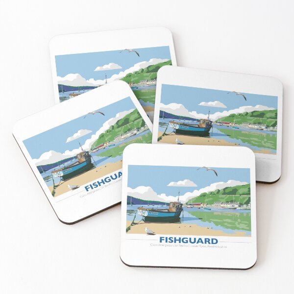 Item preview, Fishing boat, Lower Town, Fishguard designed and sold by Julian Jefferson.
