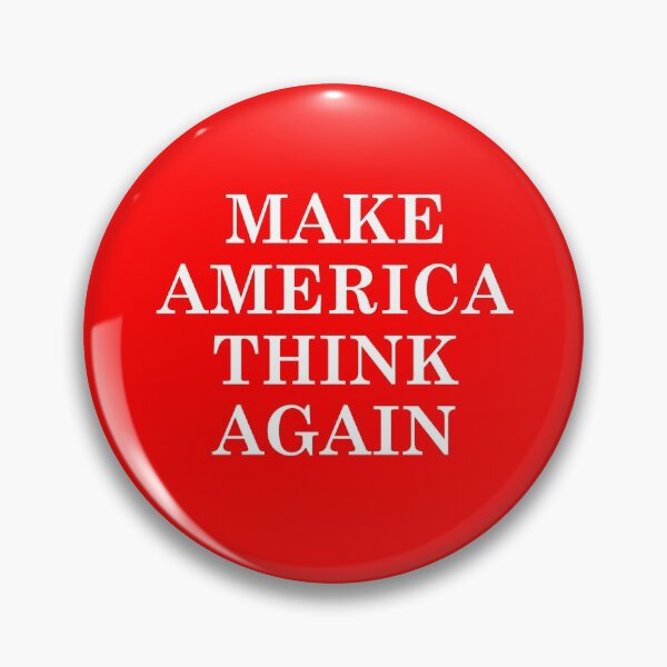 Item preview, Make America Think Again Anti Trump Political Sarcasm designed and sold by fizzypoptees.