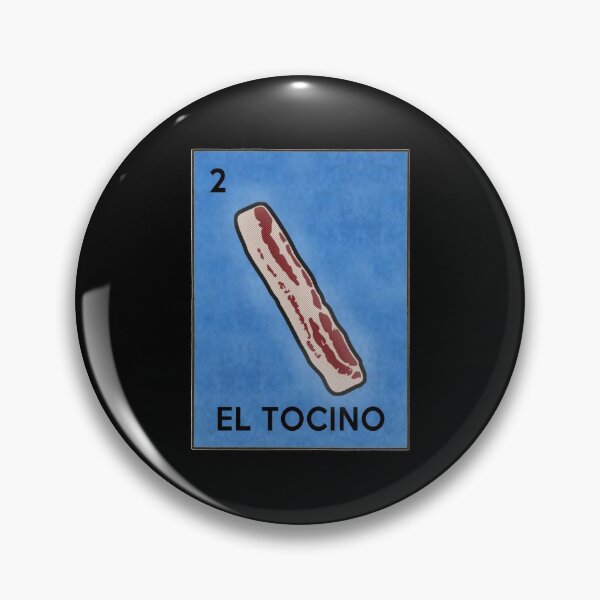 Item preview, Funny Bacon El Tocino Loteria Card Art Parody designed and sold by electrovista.