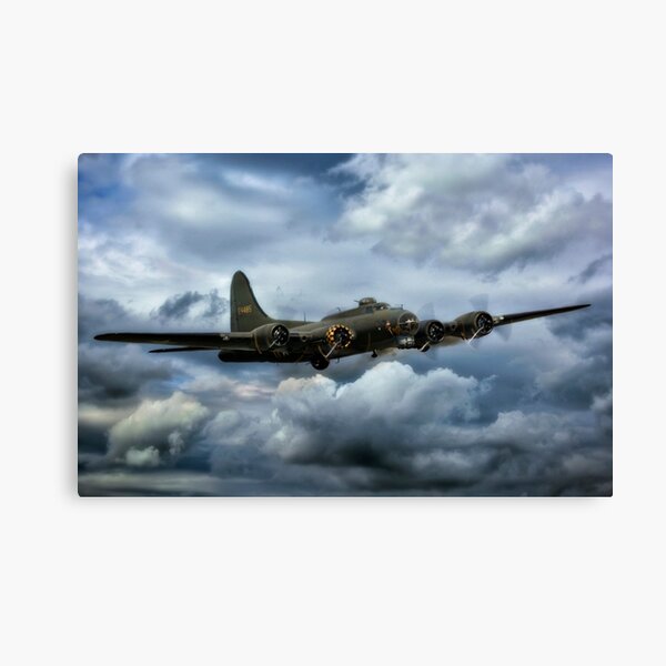 MEMPHIS BELLE AEROPLANE Picture Vintage Canvas art Prints 