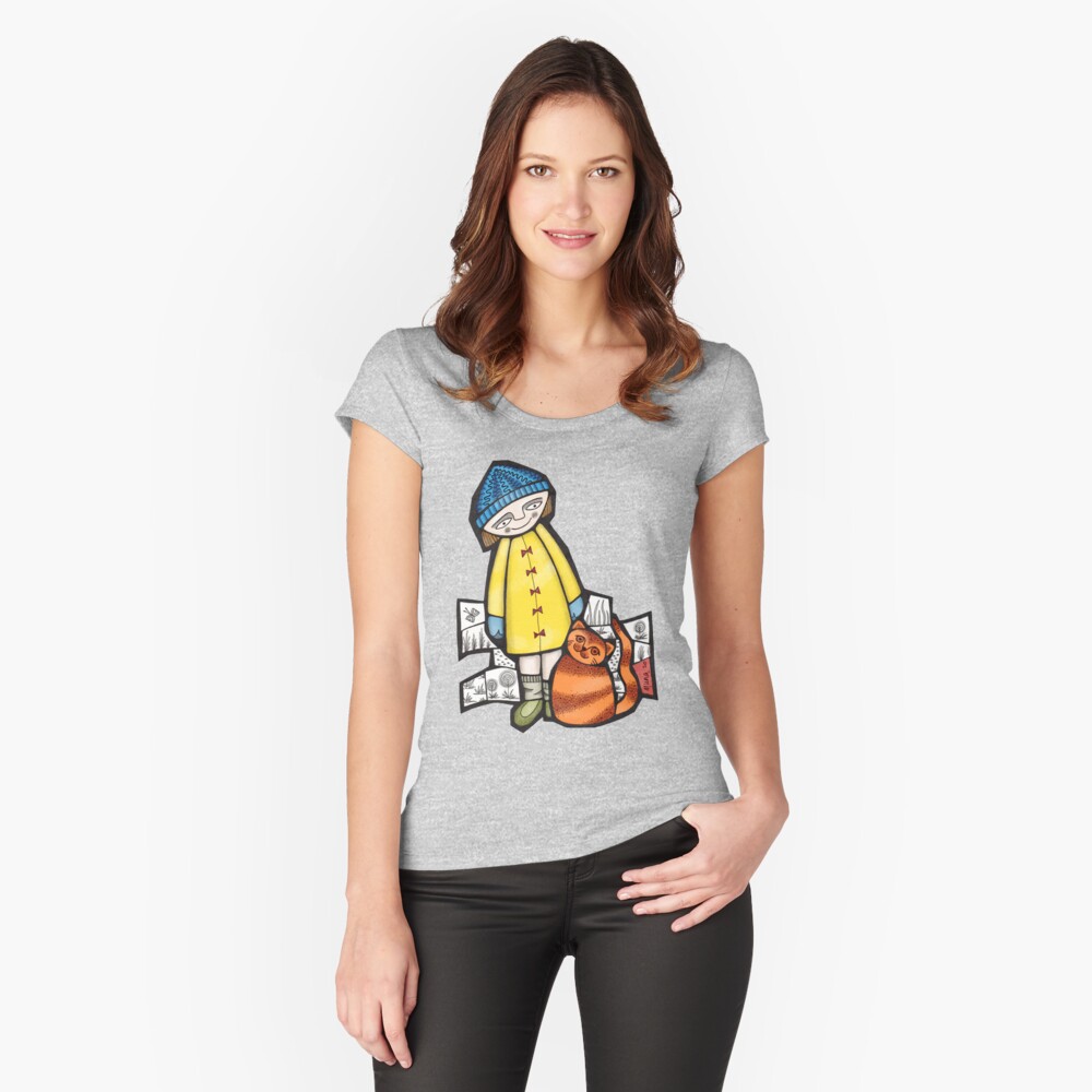 Item preview, Fitted Scoop T-Shirt designed and sold by MunaZuberi.