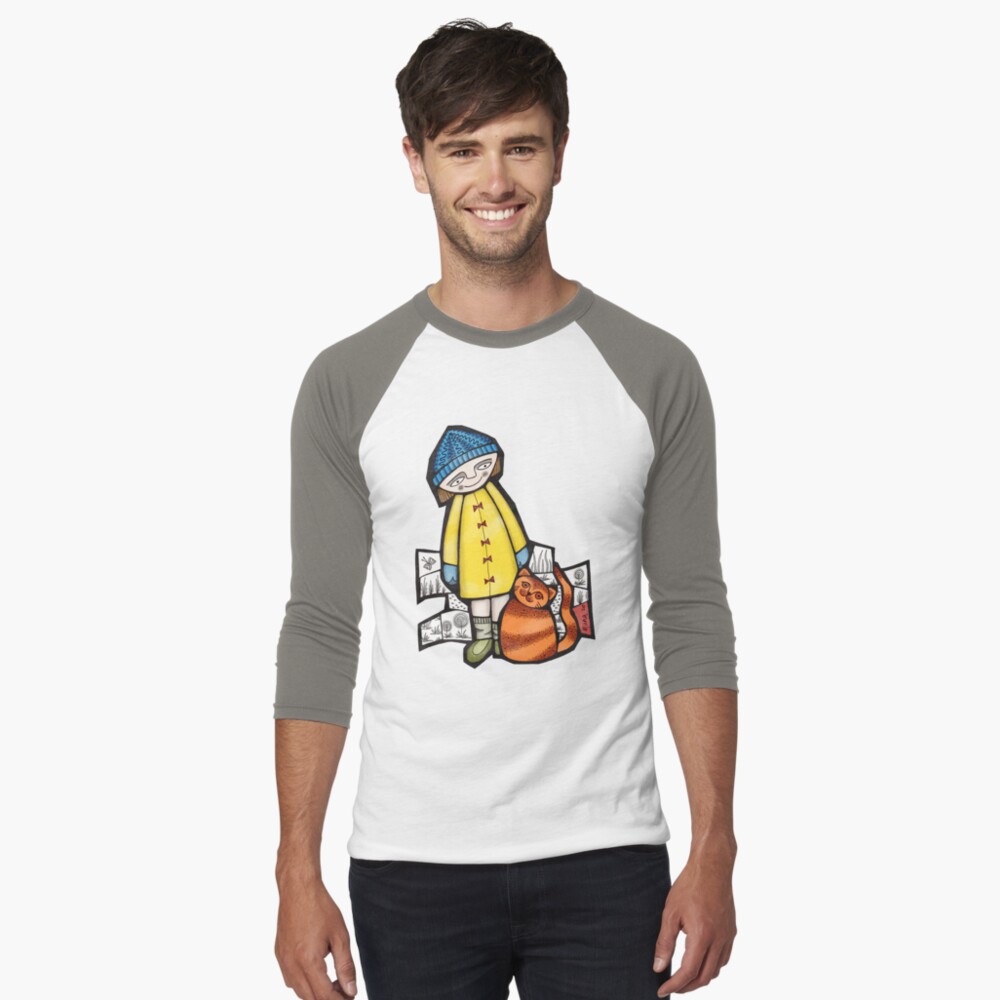 Item preview, Baseball ¾ Sleeve T-Shirt designed and sold by MunaZuberi.