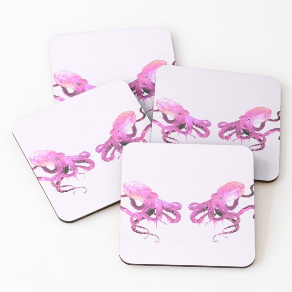 Item preview, OCTOPI- Pastel Pink designed and sold by Katy Cranmer.